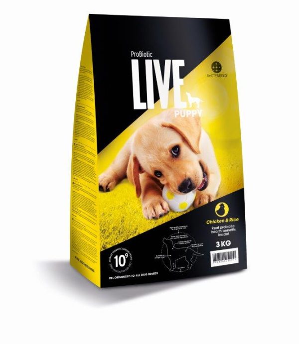 3 kg. ProBiotic LIVE Puppy - hvalpefoder med kylling