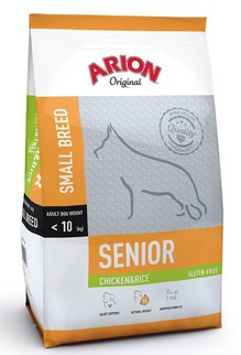 Arion Original Senior Small Breed - Kylling og Ris. 7,5kg