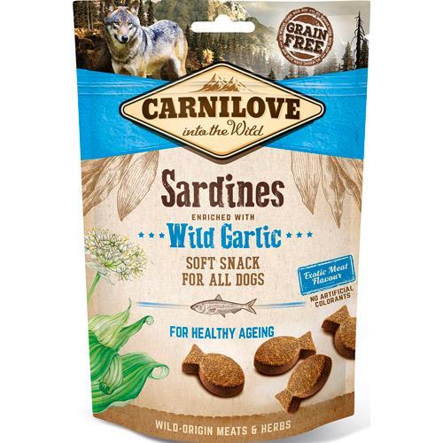 Carnilove Soft Snack Sardiner og Vildt Hvidløg Godbidder