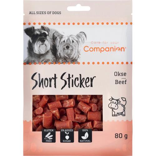 Companion Beef Short Sticker Godbidder med Okse