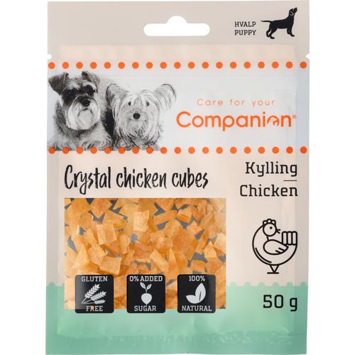 Companion Mini Chicken Cubes Godbidder til Små Hunde og Hvalpe lavet af kylling