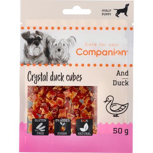 Companion Mini Duck Cubes Godbidder til Små Hunde og Hvalpe lavet af and